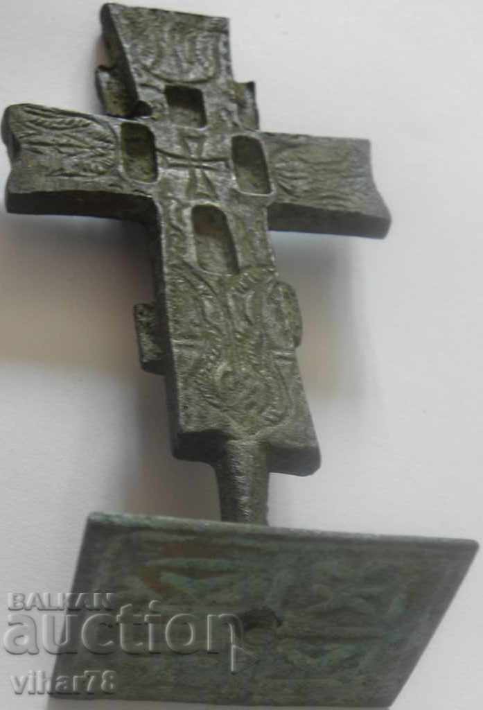 Delivery of Renaissance bronze ceremonial seal prosphorus cross 1867 Delivery of Renaissance bronze ceremonial seal prosphorus cross 1867