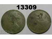 Marea Britanie 1 penny 1861 monede