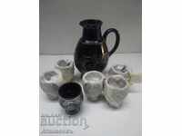 Троянска керамика от Соца Сервиз за ракия нов