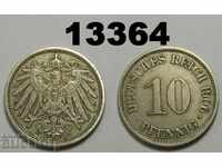 Germania 10 pfennigs 1906 O monedă