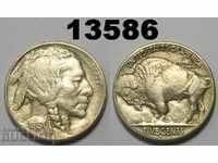 САЩ 5 цента 1913 D  Тип 2  - монета