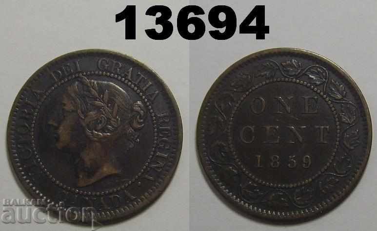 Καναδάς 1 λεπτό 1859 κέρμα