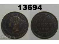 Канада 1 цент 1859 монета
