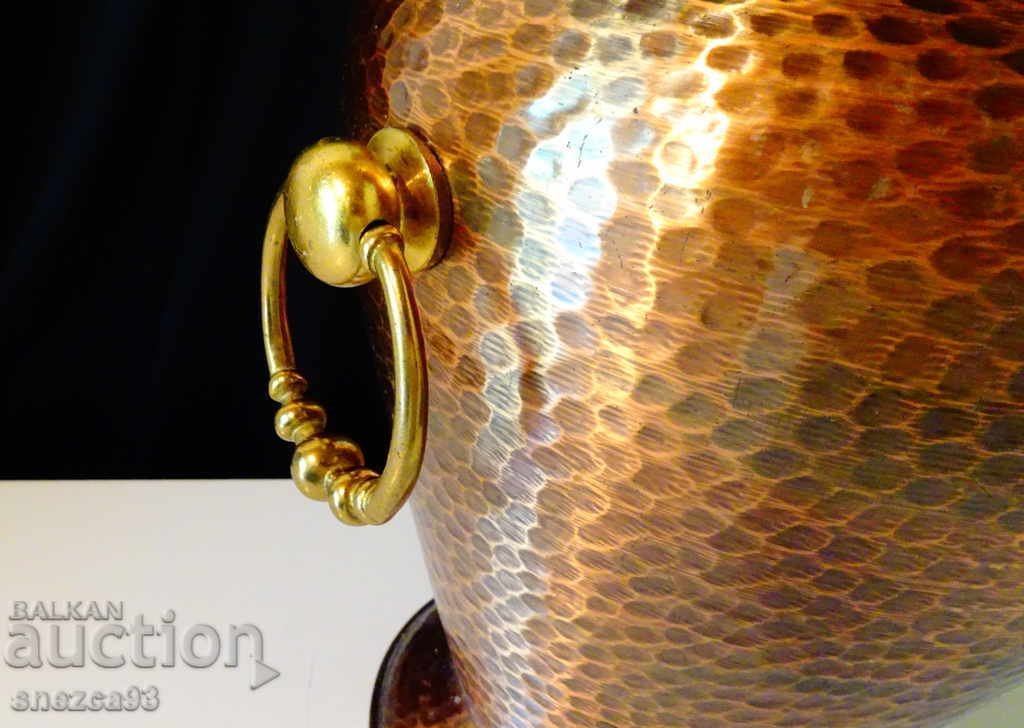 Copper vase, jug, stand 3 kg - 5 Copper vase, jug, stand 3 kg - 5