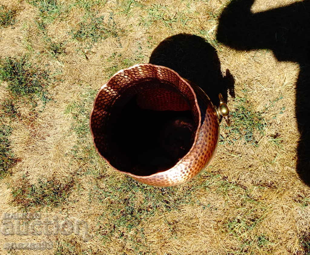 Copper vase, jug, stand 3 kg - 6 Copper vase, jug, stand 3 kg - 6