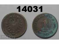 Γερμανία 1 pfennig 1875 Ένα νόμισμα