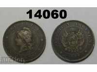 Monedă rară din Argentina 1 cent din 1888