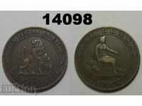 Spania 10 tsentimos 1870 monede