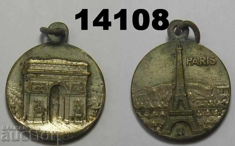 PARIS is an old souvenir locket