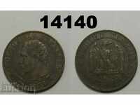 France 5 cents 1853 A XF coin