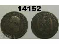Франция 10 сантима 1855 W монета
