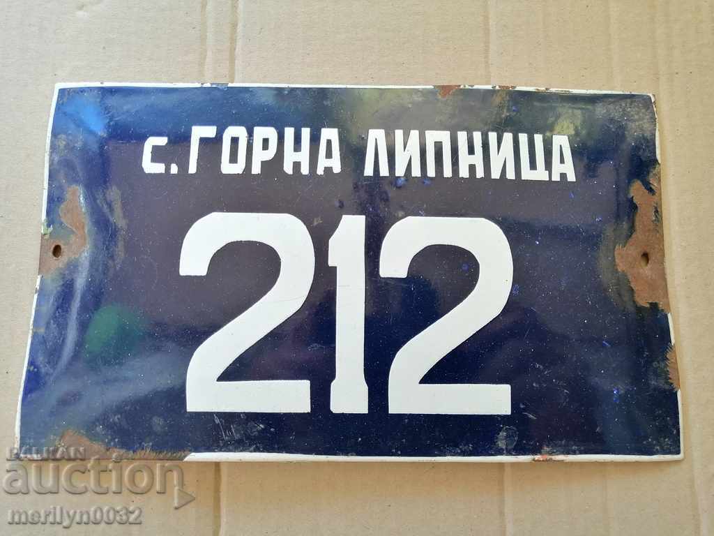 Enamelled plate for cart, plate - 5