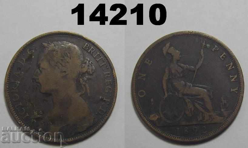 Great Britain 1 penny 1892 coin