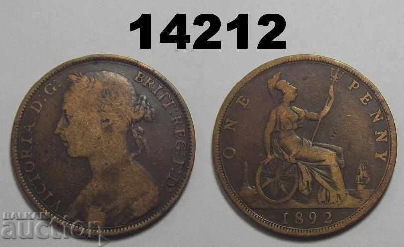 Μεγάλη Βρετανία 1 λεπτό 1892 κέρμα