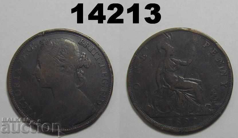 Marea Britanie 1 penny 1892 monede