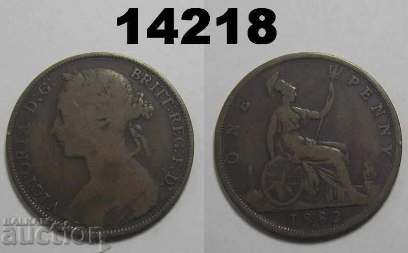 United Kingdom 1 penny 1882 H coin