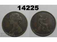 Великобритания 1 пени 1873 монета