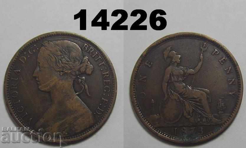 Marea Britanie 1 ban 1873 de monede