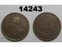Australia 1 ban 1911 Monedă excelentă