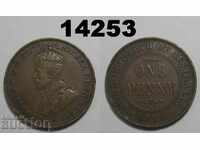 Австралия 1 пени 1916 монета