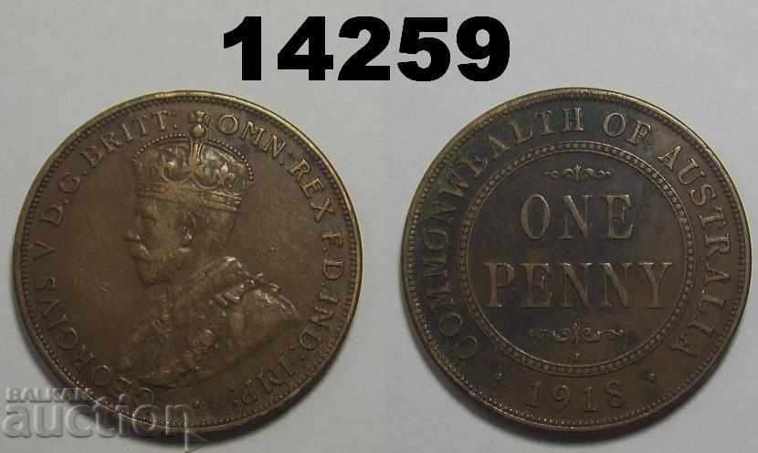 Αυστραλία 1 πένα 1918 Σπάνιο νόμισμα
