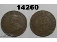 Australia 1 bănuț 1918 Monedă rară