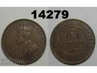 Australia 1 ban 1922 XF Monedă excelentă