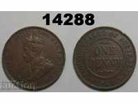 Αυστραλία 1 λεπτό 1927 κέρμα