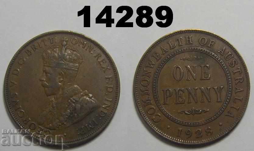 Australia 1 penny 1928 coin