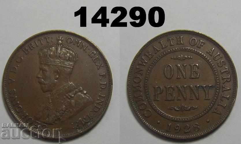 Австралия 1 пени 1928 XF монета