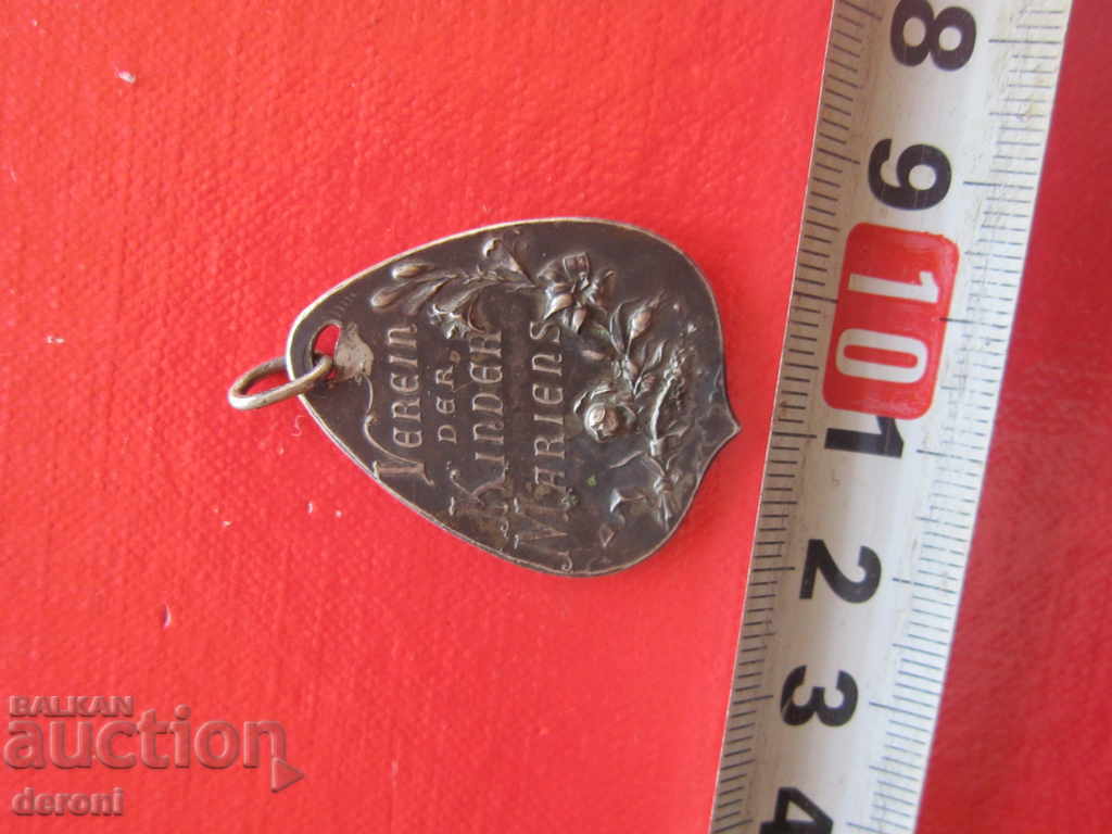 Delivery of Antique silver-plated double-sided Catholic pendant pendant Delivery of Antique silver-plated double-sided Catholic pendant pendant