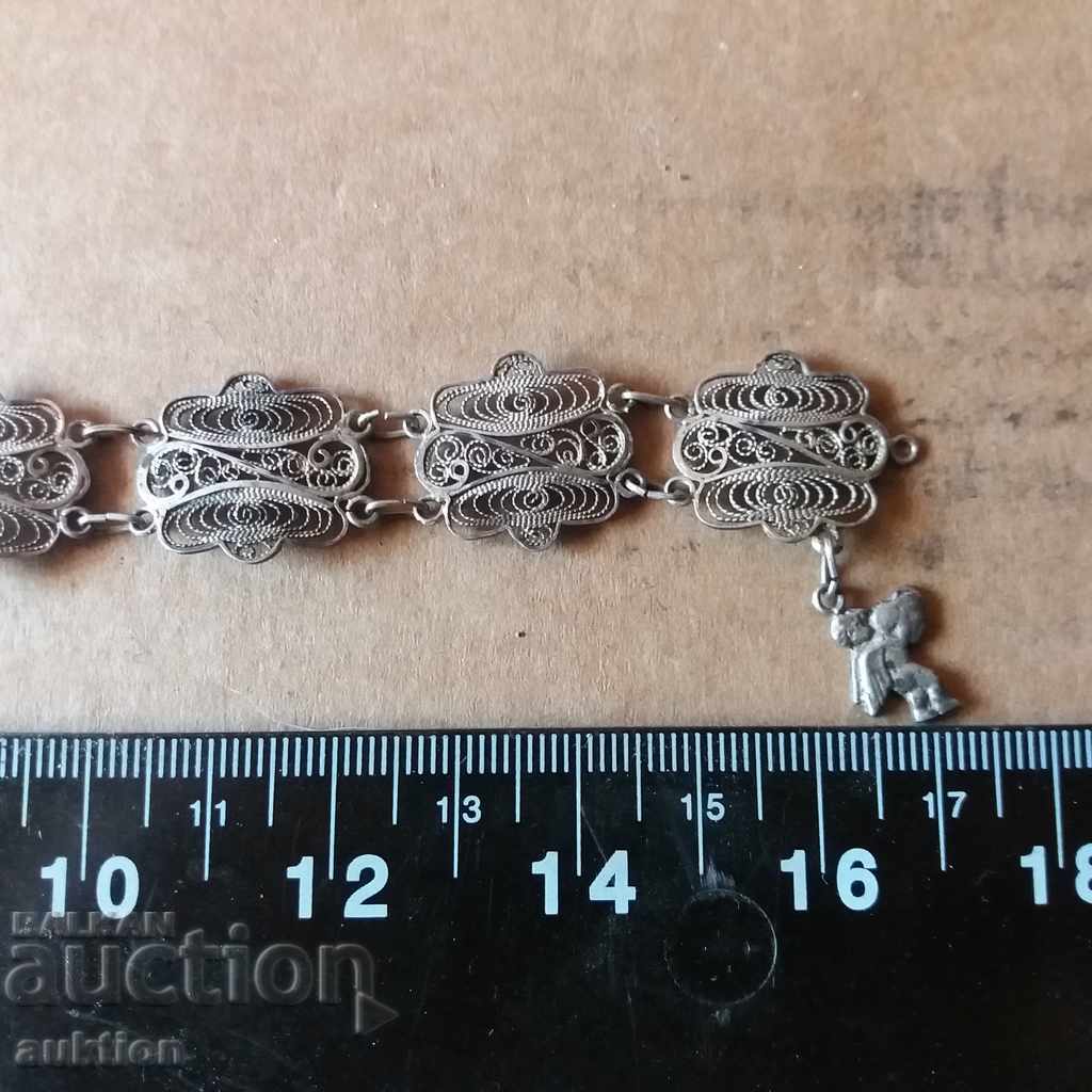 Παράδοση ΑΝΑΓΕΝΝΗΣΙΑΚΟ ΦΙΛΙΓΚΡΙ ΒΡΑΧΙΟΛΙ - ΑΣΗΜΙ 9,35 γρ Παράδοση ΑΝΑΓΕΝΝΗΣΙΑΚΟ ΦΙΛΙΓΚΡΙ ΒΡΑΧΙΟΛΙ - ΑΣΗΜΙ 9,35 γρ