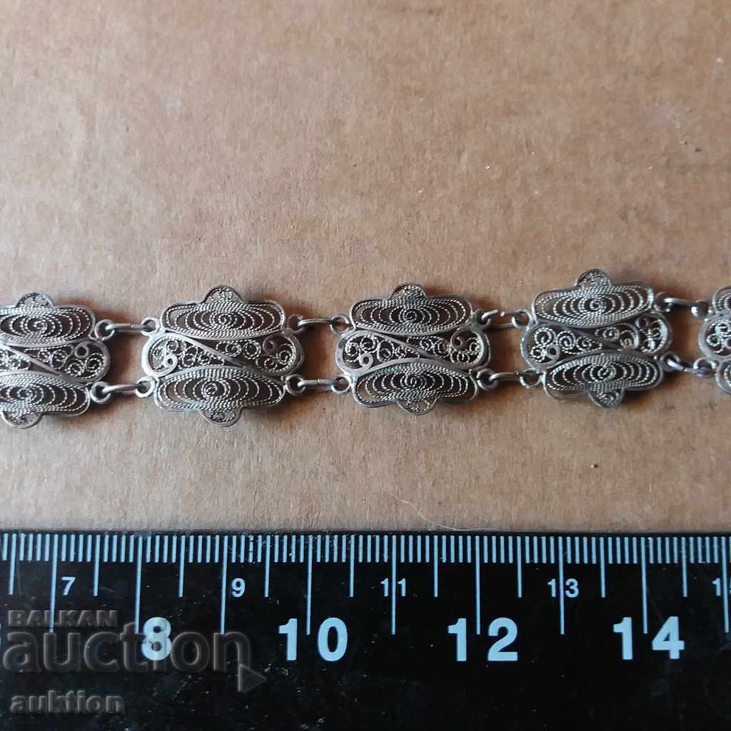 ΑΝΑΓΕΝΝΗΣΙΑΚΟ ΦΙΛΙΓΚΡΙ ΒΡΑΧΙΟΛΙ - ΑΣΗΜΙ 9,35 γρ - 5 ΑΝΑΓΕΝΝΗΣΙΑΚΟ ΦΙΛΙΓΚΡΙ ΒΡΑΧΙΟΛΙ - ΑΣΗΜΙ 9,35 γρ - 5