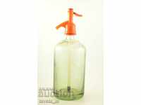 Sifon antic pentru apă carbogazoasă, sticlă, sticlă