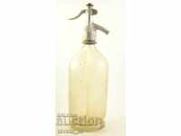 Sifon antic pentru apă carbogazoasă, sticlă, sticlă