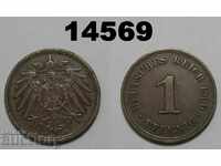 Germania 1 pfennig 1900 O monedă