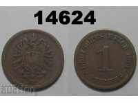 Германия 1 пфениг 1874 C монета