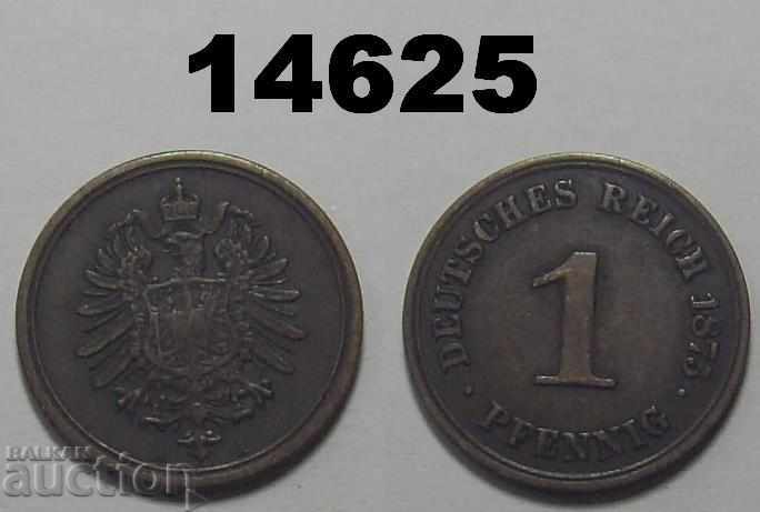 Германия 1 пфениг 1875 A монета