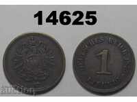 Germania 1 pfennig 1875 O monedă