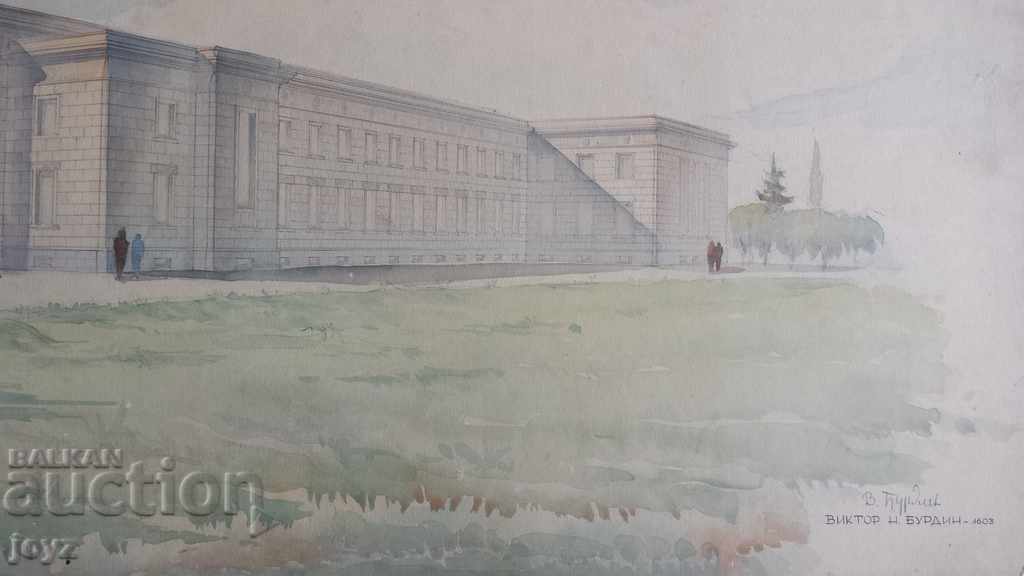 PAINTING LANDSCAPE (watercolor) / V. BURDIN - 5