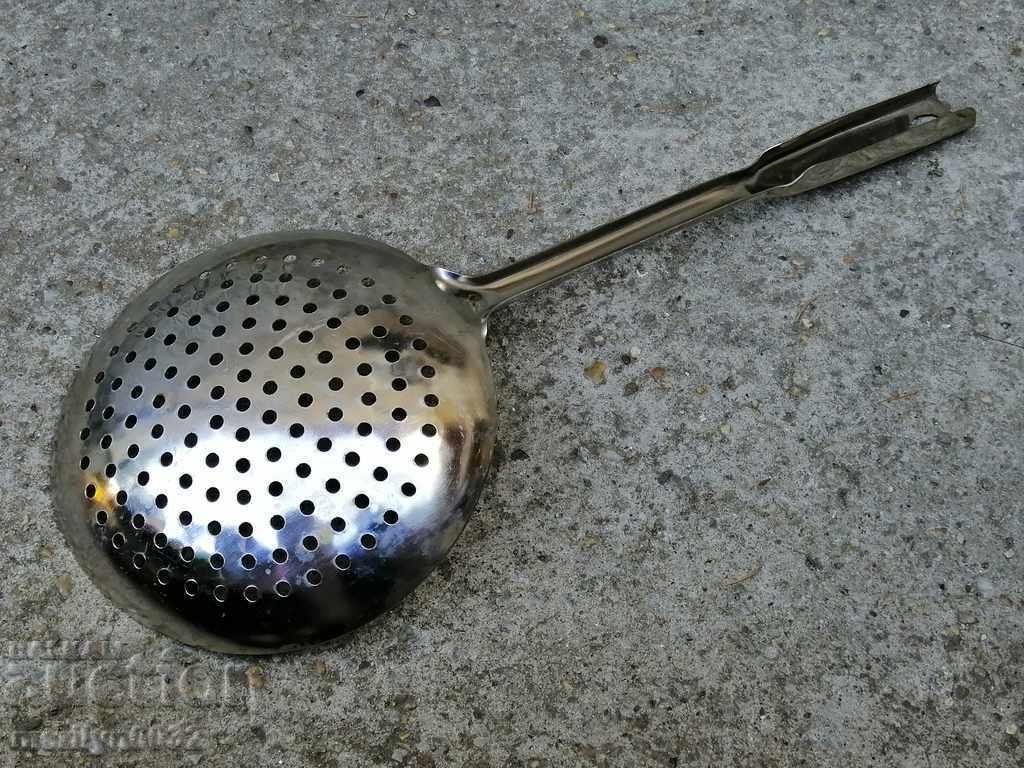 Auction Old lattice spoon, early socialist, NRB (People's Republic of Bulgaria) Auction Old lattice spoon, early socialist, NRB (People's Republic of Bulgaria)