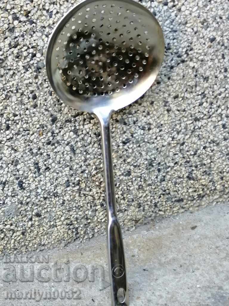 Delivery of Old lattice spoon, early socialist, NRB (People's Republic of Bulgaria) Delivery of Old lattice spoon, early socialist, NRB (People's Republic of Bulgaria)