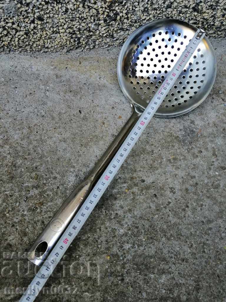 Old lattice spoon, early socialist, NRB (People's Republic of Bulgaria) - 5 Old lattice spoon, early socialist, NRB (People's Republic of Bulgaria) - 5