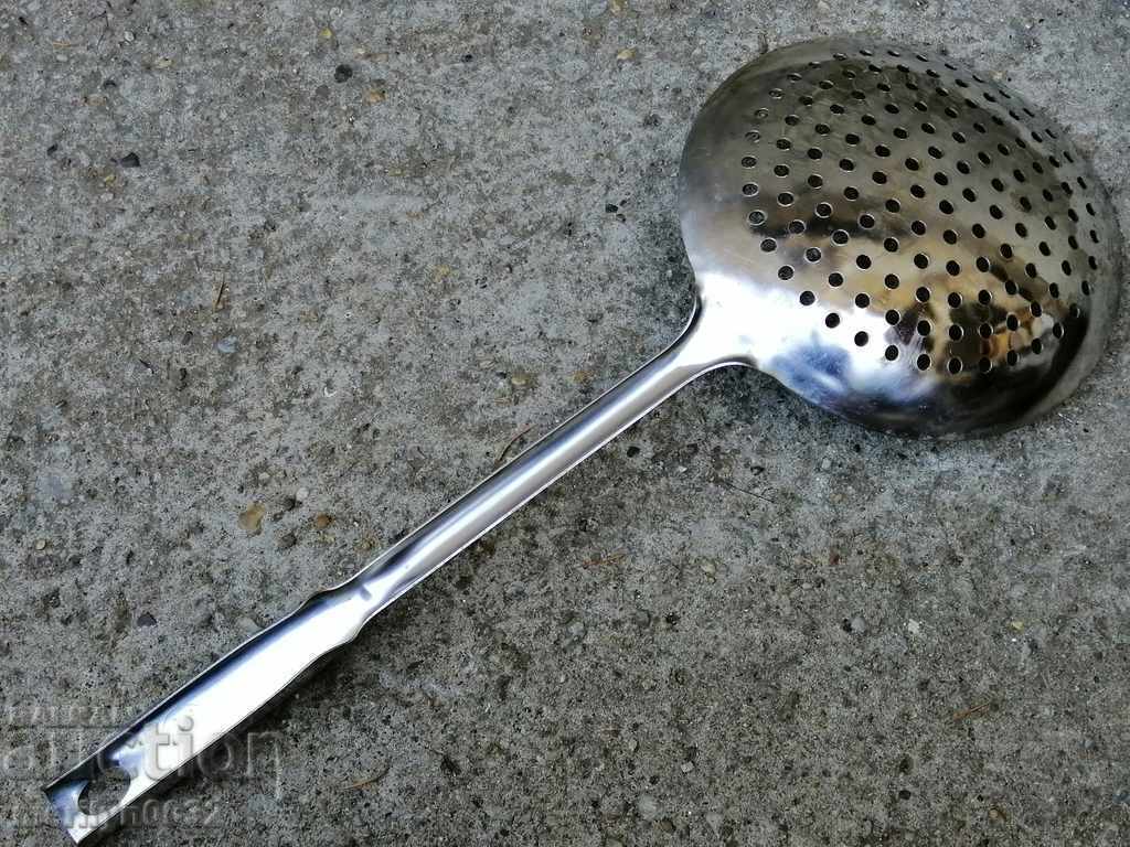 Old lattice spoon, early socialist, NRB (People's Republic of Bulgaria) - 6 Old lattice spoon, early socialist, NRB (People's Republic of Bulgaria) - 6