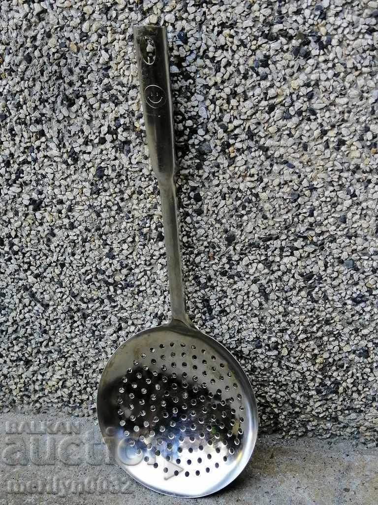 Old slotted spoon early soc, PRC