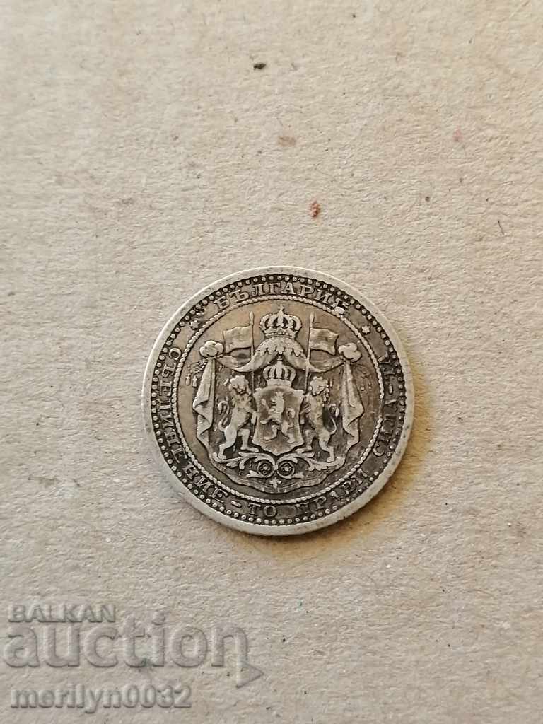 Silver 50 stotinki 1883 silver coin with price 48.00 BGN | € 24.54 Silver 50 stotinki 1883 silver coin with price 48.00 BGN | € 24.54