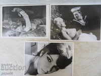 3 pcs. PHOTOS FROM OLD MOVIES - 18x13 cm - 2