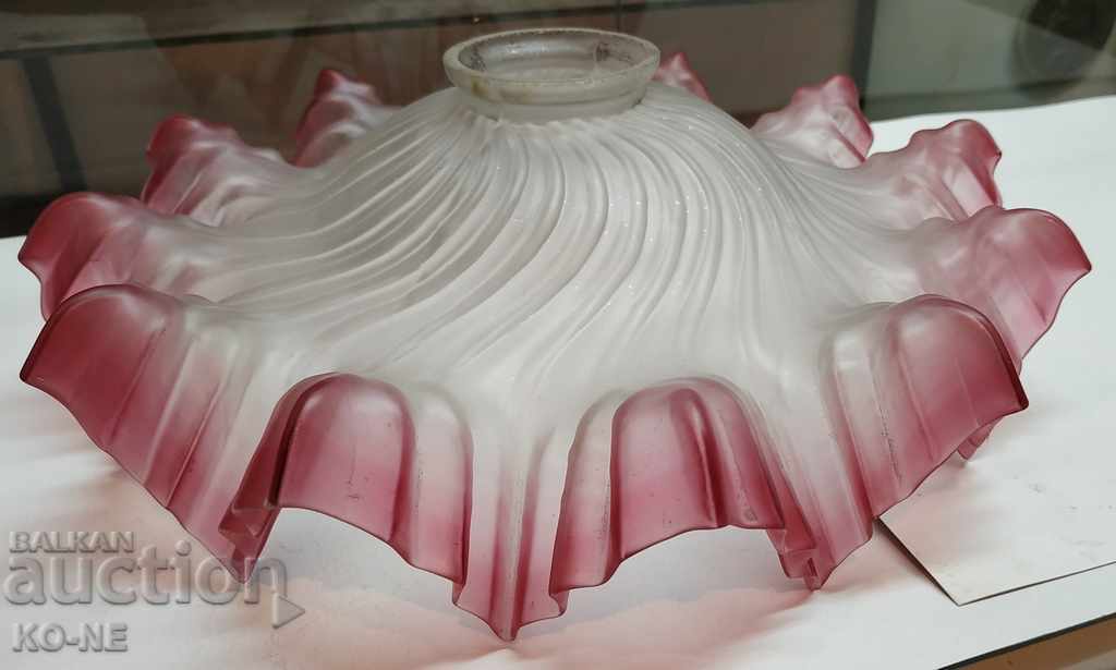 Red curly glass - 6 Red curly glass - 6