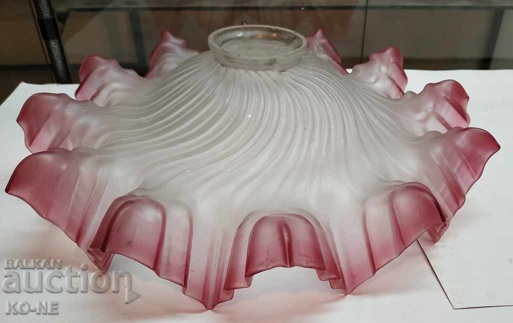 Red curly glass - 7 Red curly glass - 7