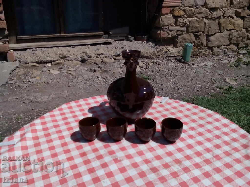 Old household ceramic service with price 12.00 BGN | € 6.14